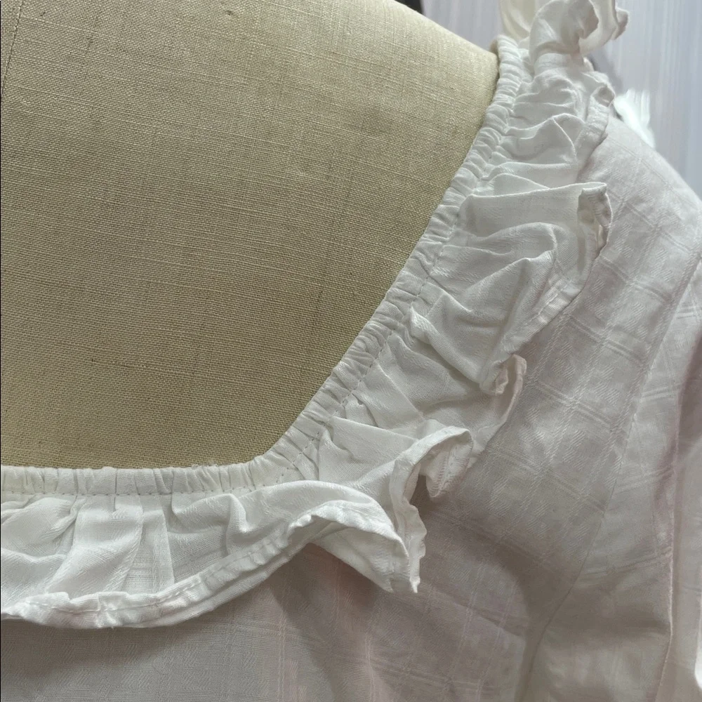 Cleobella White Ruffle Dress - Picture 8 of 9